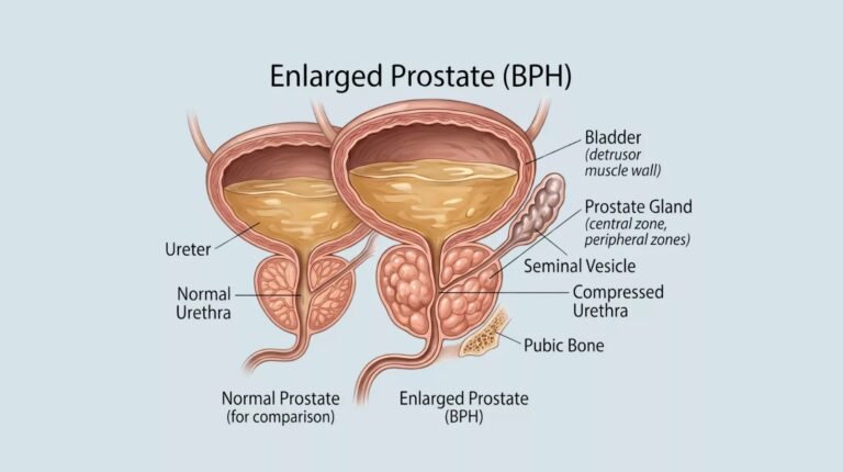 Prostate Enlargement (BPH): Causes, Symptoms, and Treatment